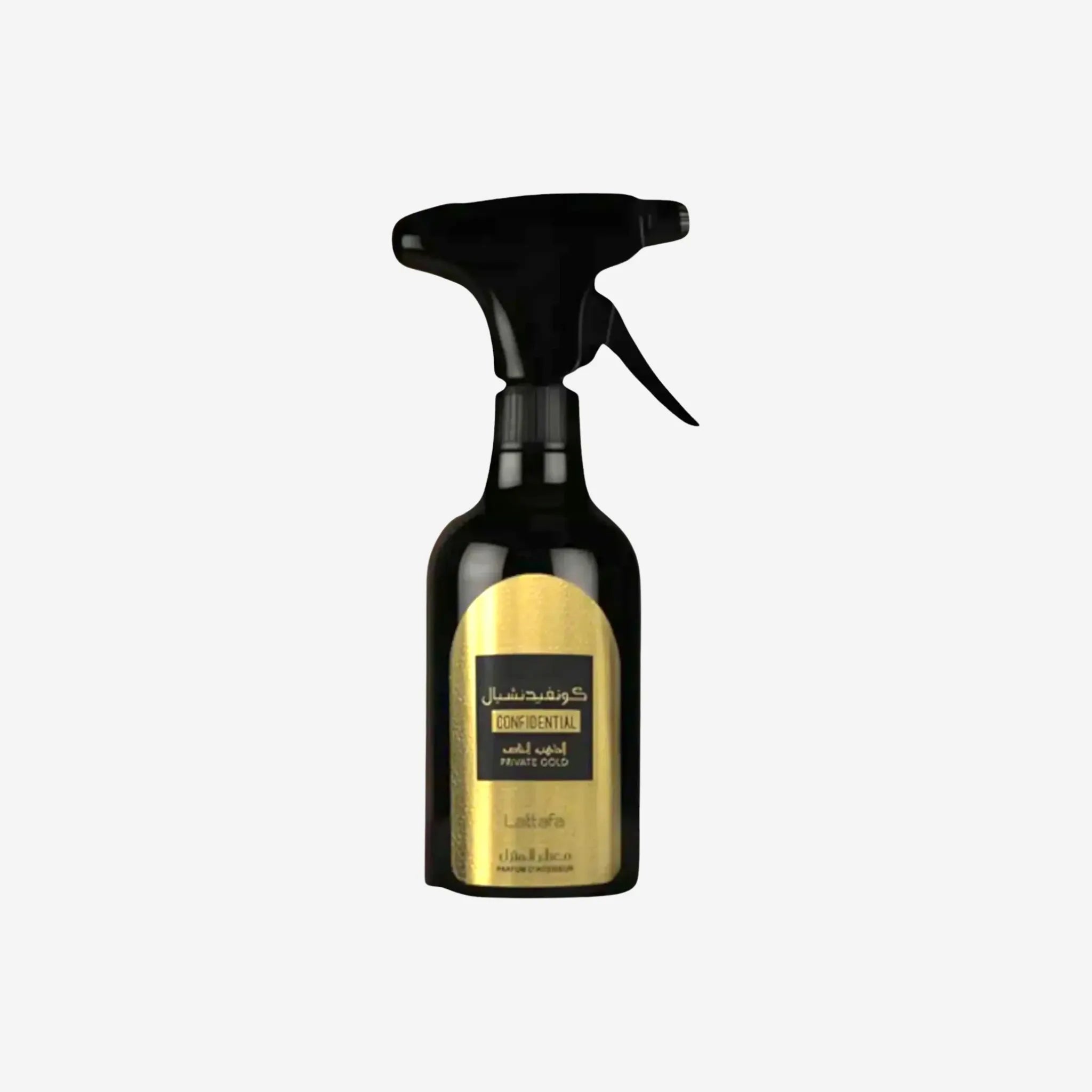 Confidential Private Gold Room & Fabric Spray by Lattafa