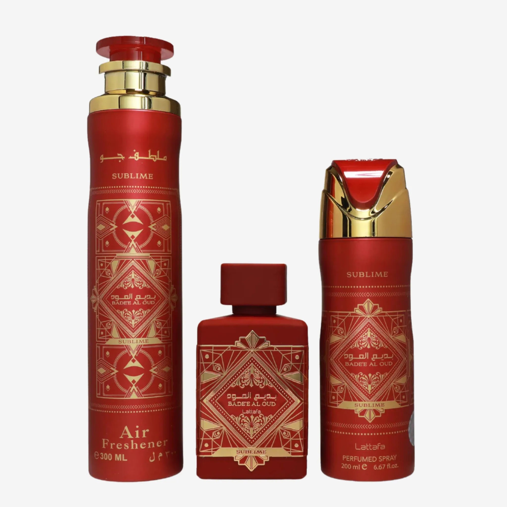 Bade'e Al Oud Sublime 3 Piece Gift Set Bundle by Lattafa