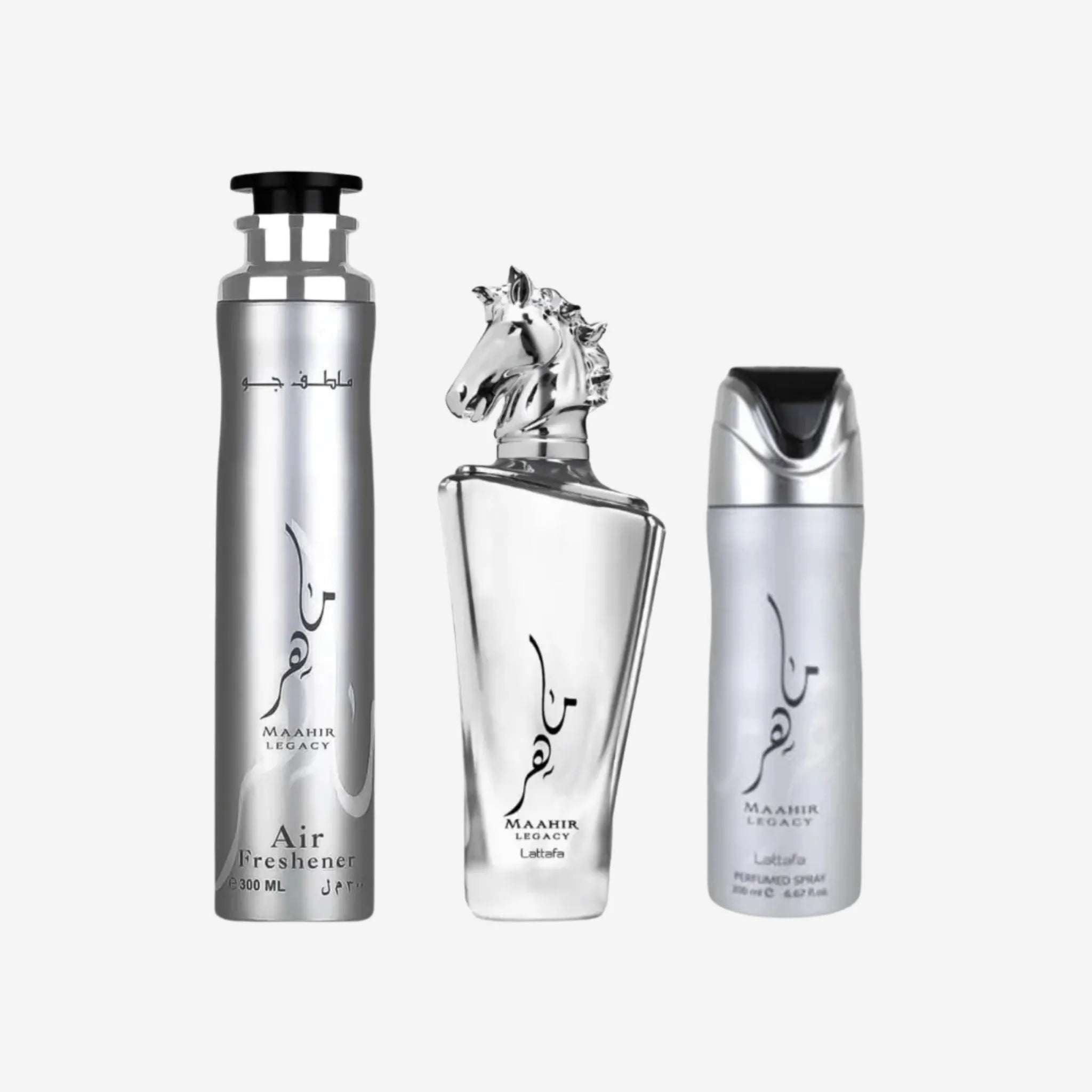 Maahir Legacy 3 Piece Gift Set Bundle by Lattafa